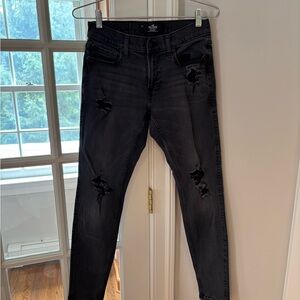Hollister Black Skinny Jeans for Men